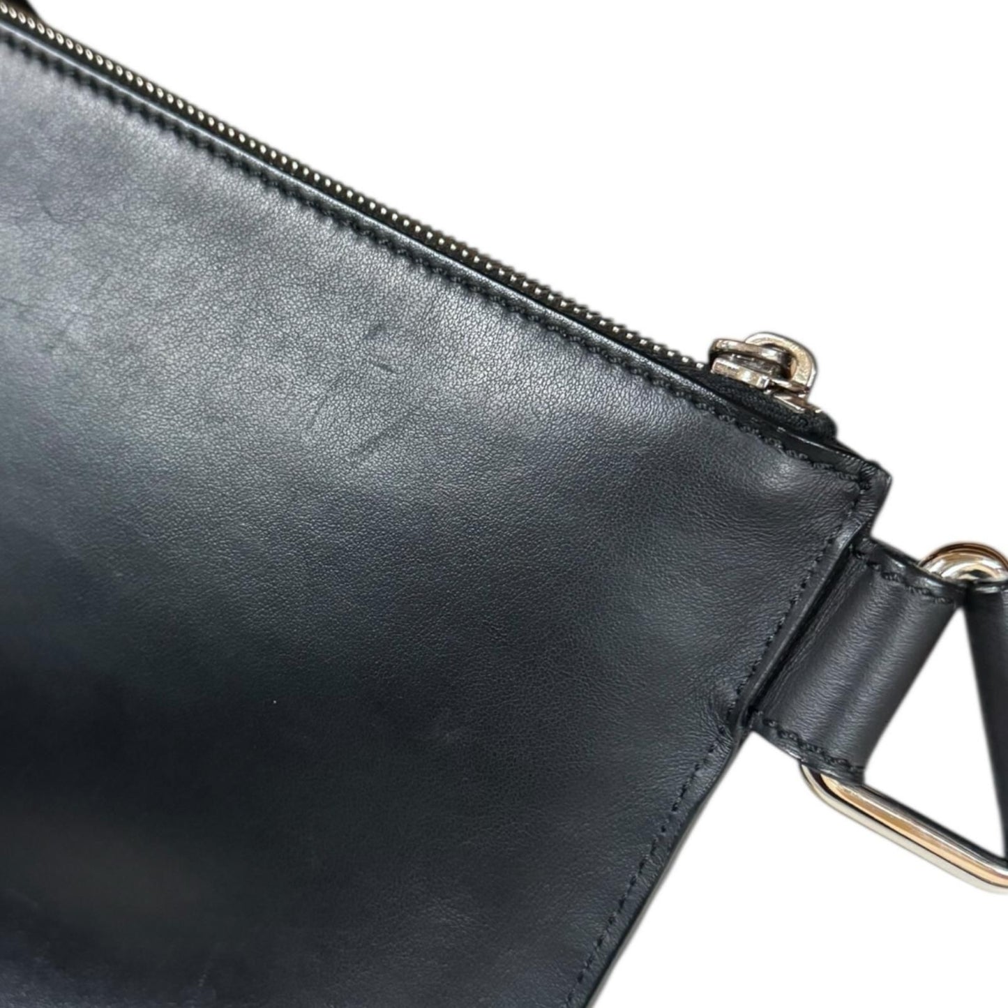 Fendi Zucca Shoulder Bag Leather 7va437 Brown Men's Fendi Used Fendi