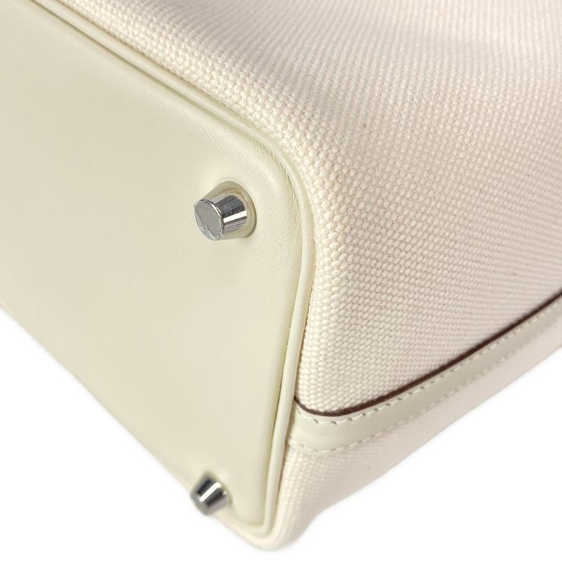 Hermes Handbag Picotin Lock Cargo PM Nata Silver Hardware