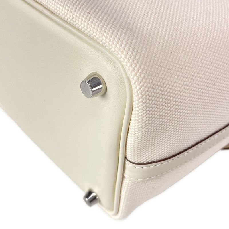 Hermes Handbag Picotin Lock Cargo PM Nata Silver Hardware