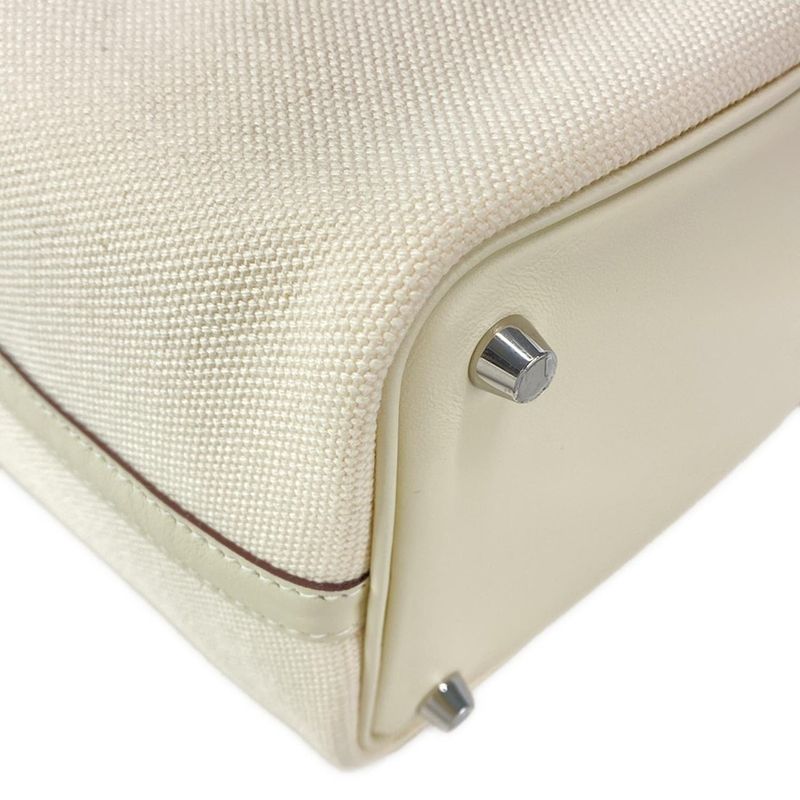 Hermes Handbag Picotin Lock Cargo PM Nata Silver Hardware