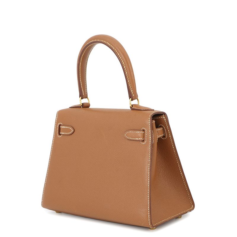 Hermes Handbag Mini Kelly 20 Sellier Gold