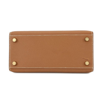 Hermes Handbag Mini Kelly 20 Sellier Gold