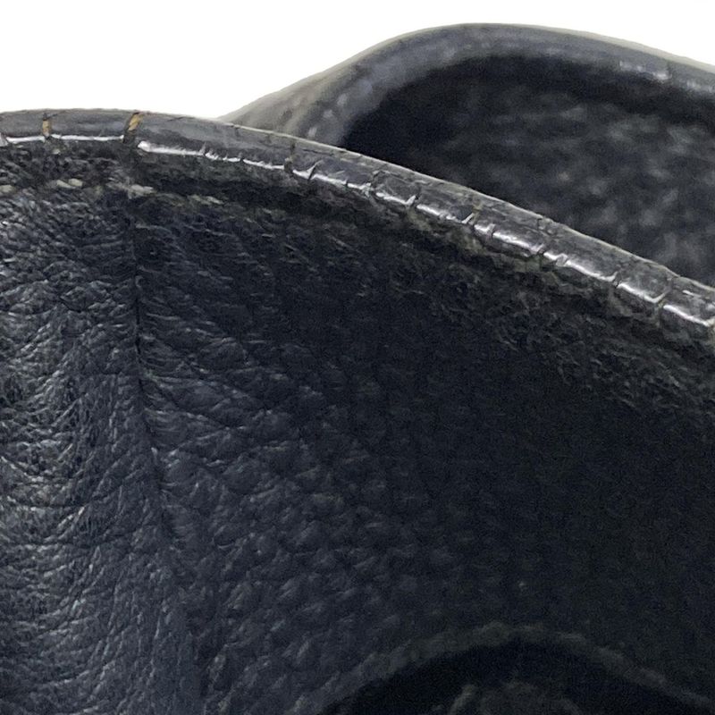 Prada Tote Bag  Black Leather Tag Leather