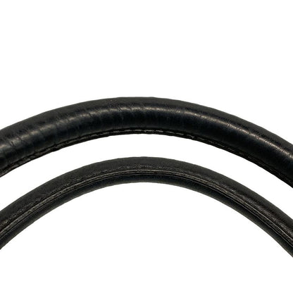 Prada Tote Bag  Black Leather Tag Leather