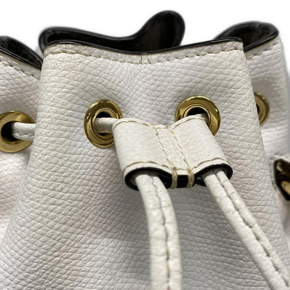 Fendi Handbag Montresor 8bs010 White Leather