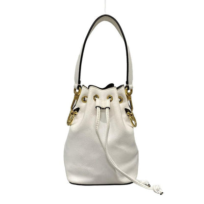 Fendi Handbag Montresor 8bs010 White Leather