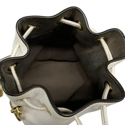 Fendi Handbag Montresor 8bs010 White Leather