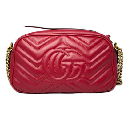 Gucci Shoulder Bag GG Marmont Small Small Red