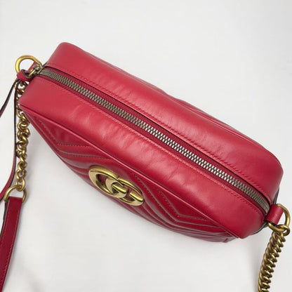 Gucci Shoulder Bag GG Marmont Small Small Red