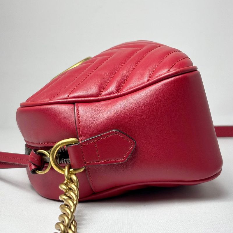 Gucci Shoulder Bag GG Marmont Small Small Red