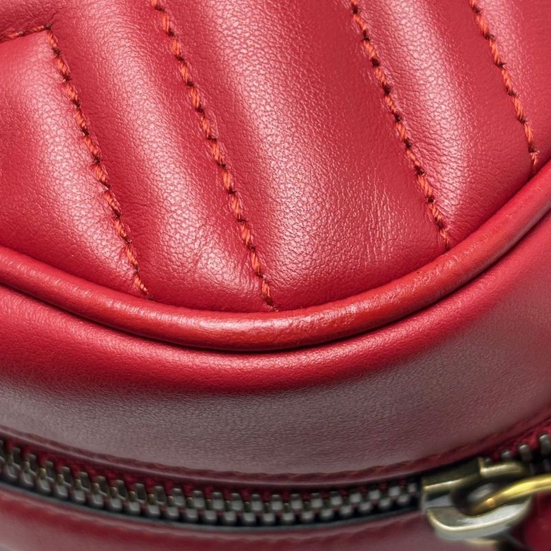 Gucci Shoulder Bag GG Marmont Small Small Red