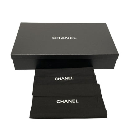 Chanel Long Boots 38 C Women's High Boots G39212 Black Coco Mark Quilted