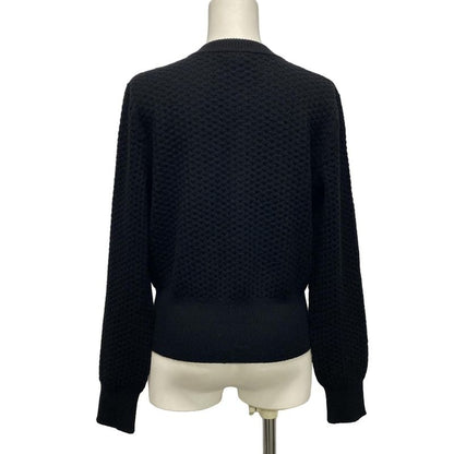 Chanel Cardigan Size 38 M Women - P77590 Black Long Sleeves Rhinestone 2024