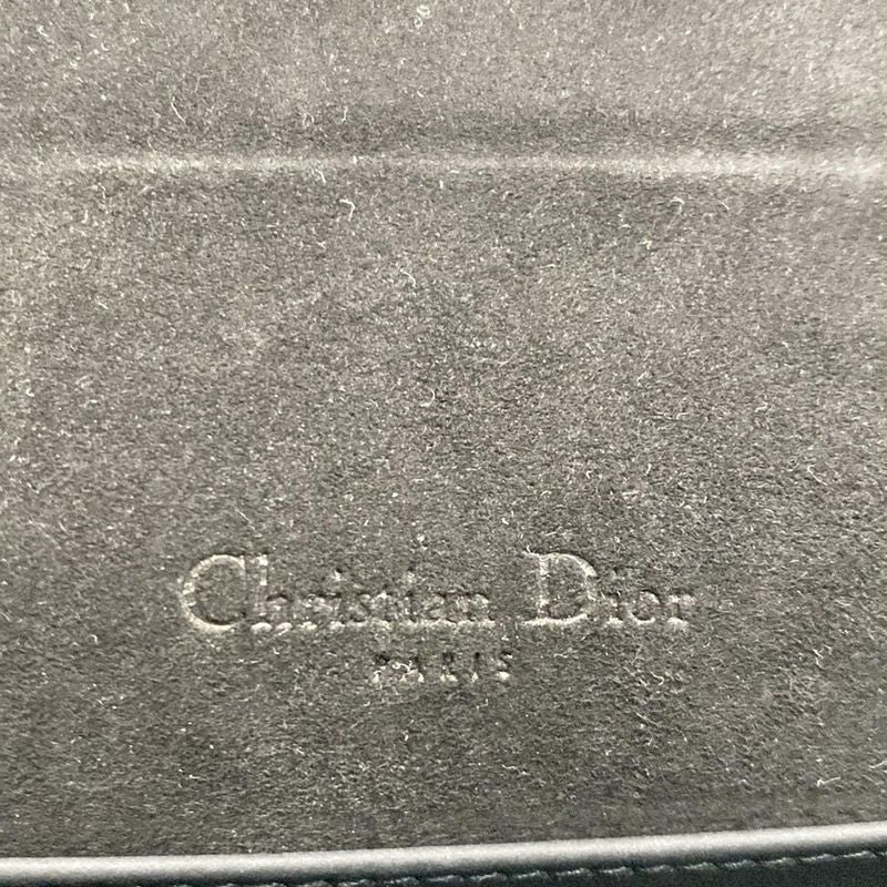 DIOR Christian Dior Wallet Lady Dior S0204onmj Black Chain Wallet Black