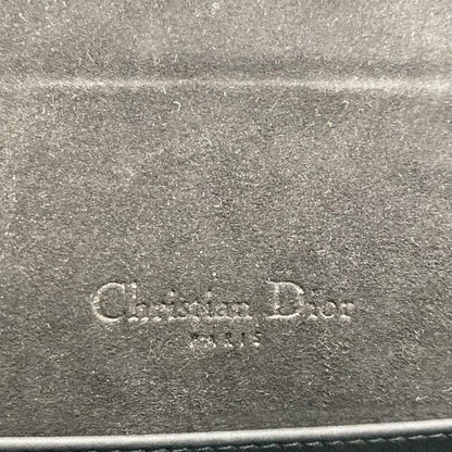 DIOR Christian Dior Wallet Lady Dior S0204onmj Black Chain Wallet Black