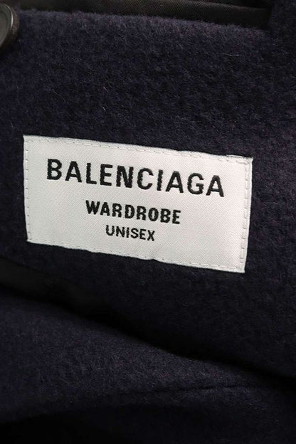 Balenciaga 642222 Tlu03 Boxy Wool Coat Men's 34