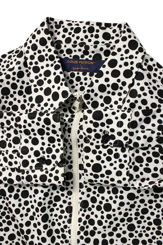 Louis Vuitton 23SS Rm231h V29 Hos30w Infinity Dot Zip Up Long Sleeve Shirt