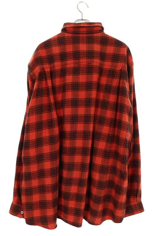 Balenciaga 699371 Tmm03 Docking Check Long Sleeve Shirt Men's 3