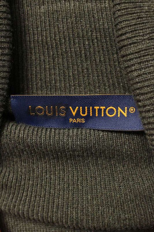 Louis Vuitton 23SS Rm231q GK1 Hmn41w Embossed Turtleneck Knit Men's XXL