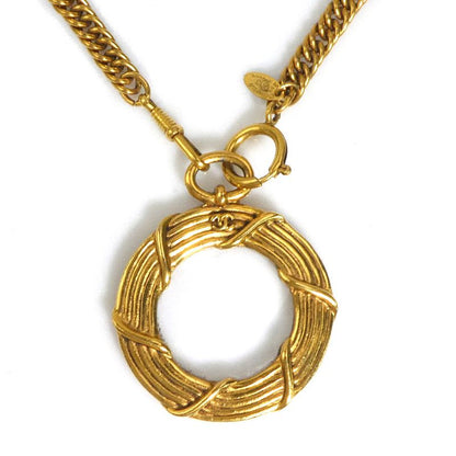 Chanel Necklace Coco Mark Loupe Pendant