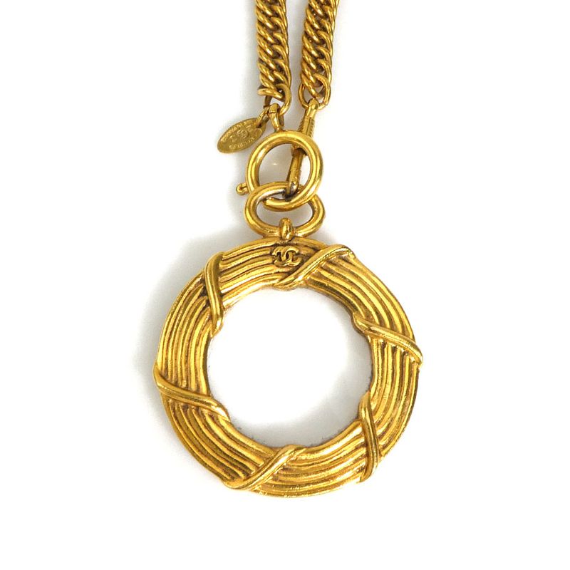 Chanel Necklace Coco Mark Loupe Pendant