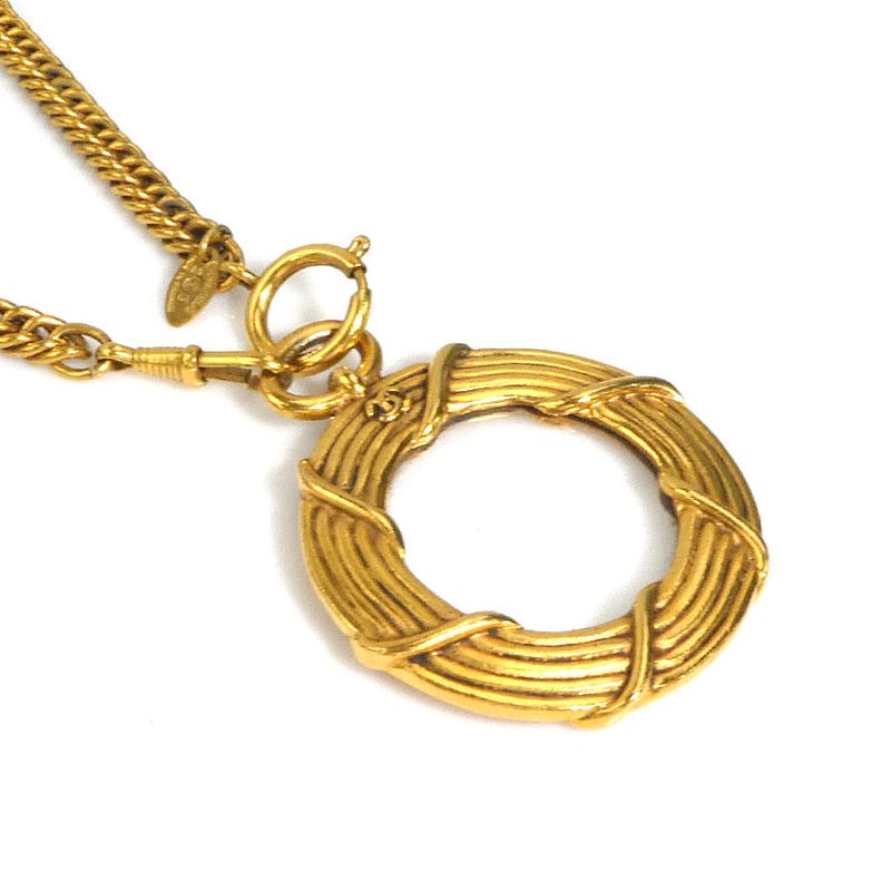 Chanel Necklace Coco Mark Loupe Pendant