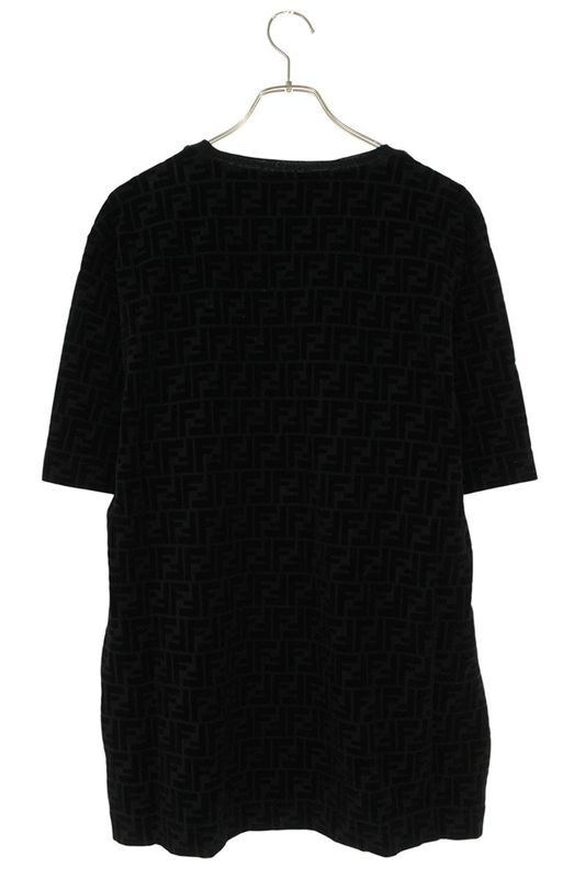 Fendi Fy0936 A7D5 Zucca Pattern Knit T-shirt Men L