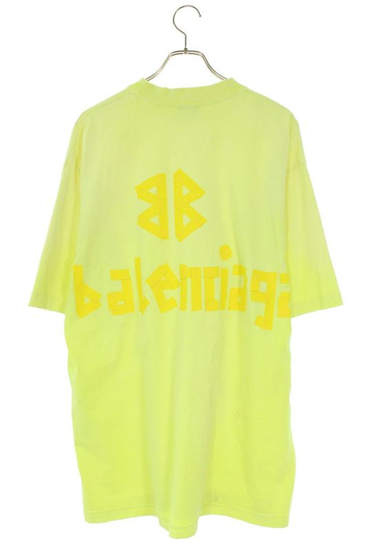Balenciaga 739784 Tova9 Tape Logo T-shirt Men's S