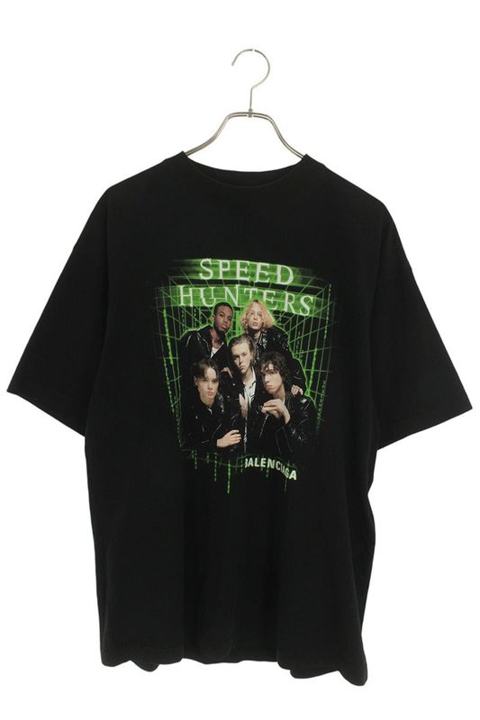 Balenciaga 556133 Tcv38 Speed Hunters Print T-shirt Men's XXS