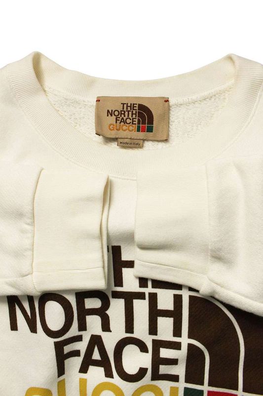 Gucci X The North Face THE North FACE 617964 Logo Print Sweatshirt Men's S