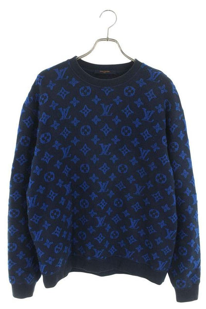 Louis Vuitton Rm192m NPN Hhy14w Monogram Jacquard Sweatshirt Men's L