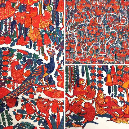 Sale Hermes Scarf Kale90 Mughal Legend Unused Elephant Aq7380