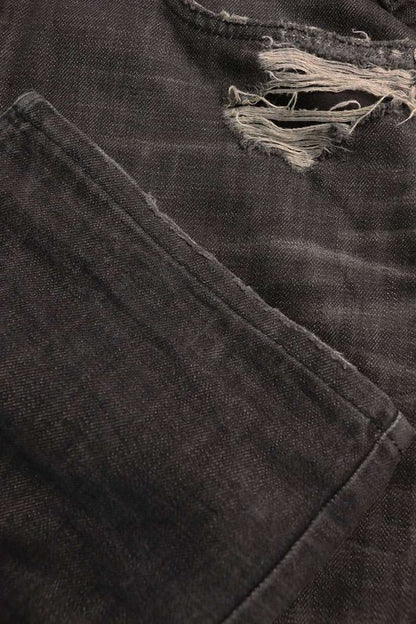 Balenciaga 697834 Txe06 Destroyed Denim Pants Men's S