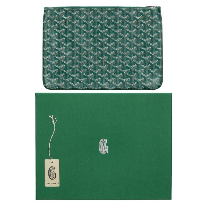 Goyard Pochette Senat MM PVC Coated Senat Clutch Bag Men's MM