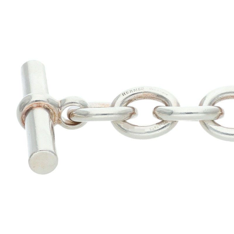 Hermes Parade TGM Silver Necklace Men's TGM LG