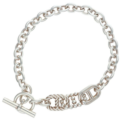 Hermes Parade TGM Silver Necklace Men's TGM LG