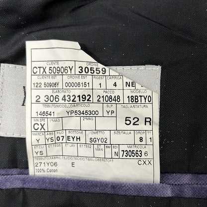 Yvessaint Laurent Rivegauche (ysl) Jacket Size 52R Men - Purple Long Sleeves