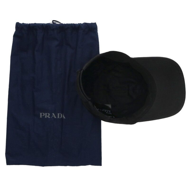 Prada 2hc274 Re-nylon Triangle Logo Plate Cap Men's M