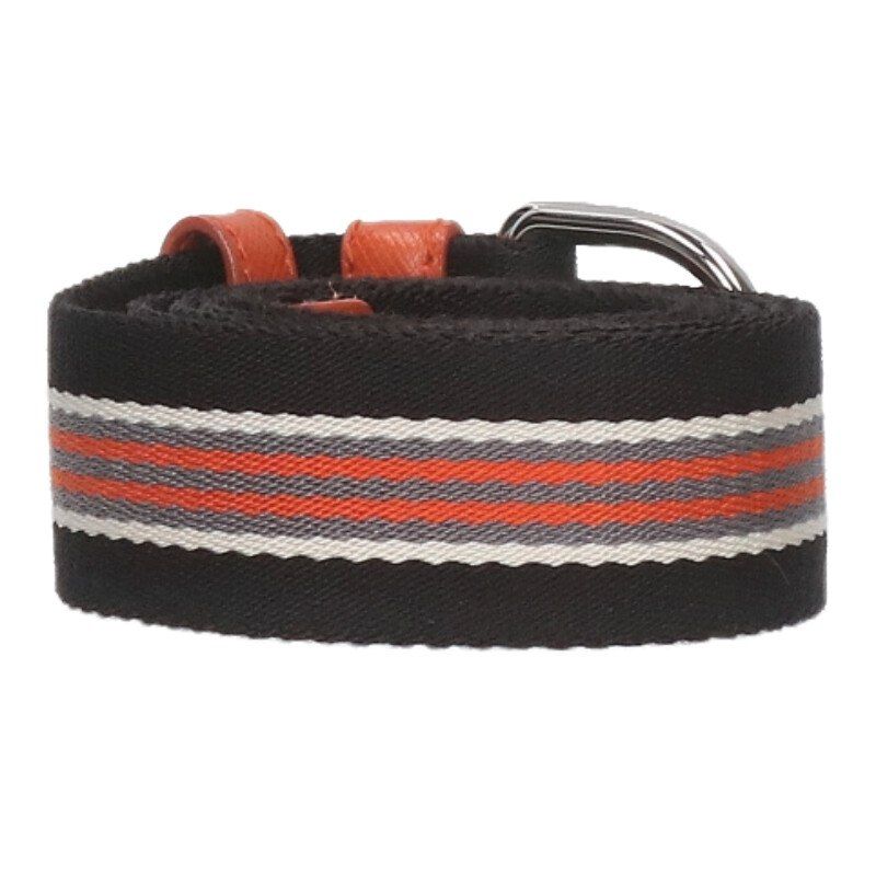 Prada 2c5937 Nylon Stripe Belt Men's 80 32
