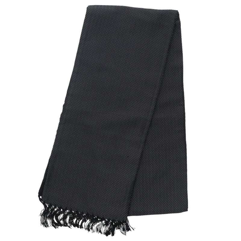 Saint Laurent Paris Pindot Silk Shawl Men's