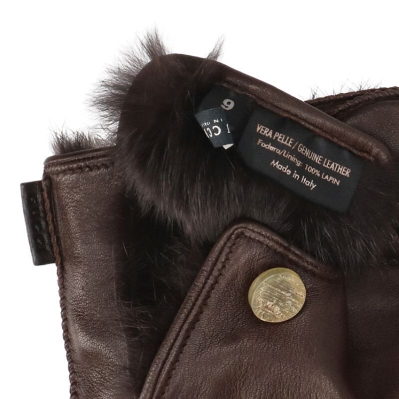 Gucci Leather Gloves Men's 9