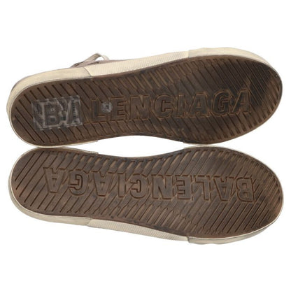 Balenciaga 688754 Paris LOW Damaged Canvas Low Cut Sneakers Men's 42