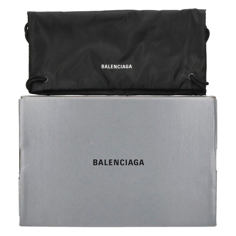 Balenciaga 688754 Paris LOW Damaged Canvas Low Cut Sneakers Men's 42