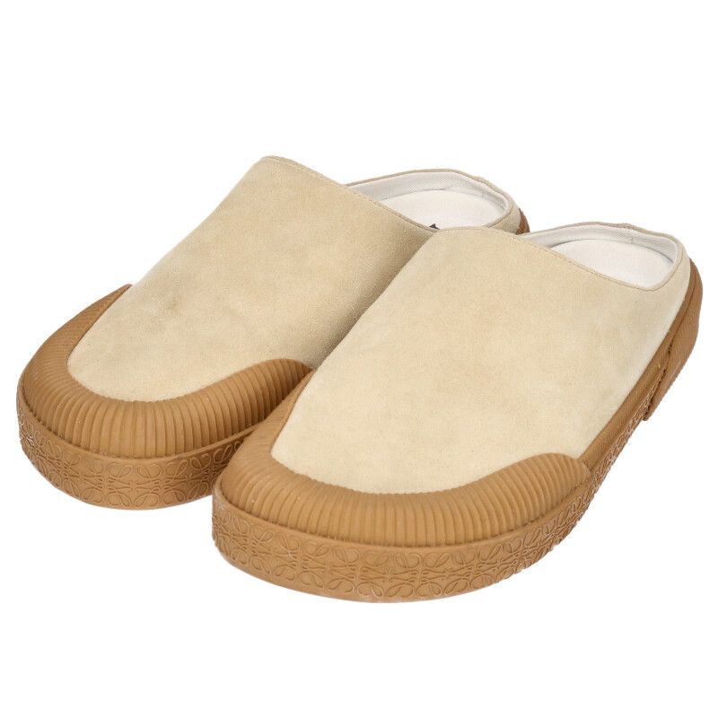 Loewe 822302 Suede Leather Sandals Men's 42