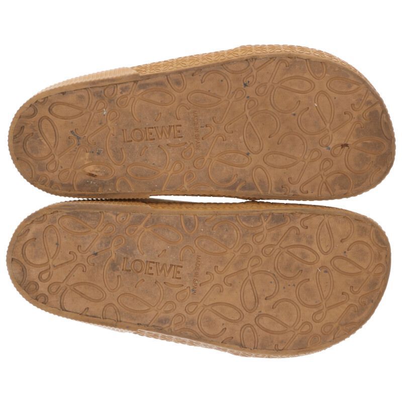 Loewe 822302 Suede Leather Sandals Men's 42