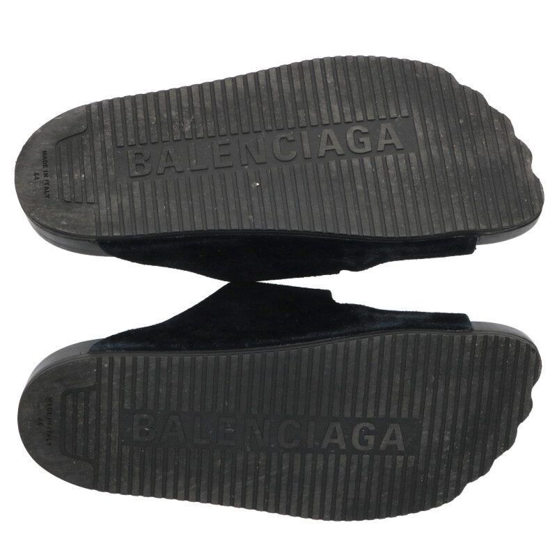Balenciaga 761726 Suede Mule Sandals Men's 44
