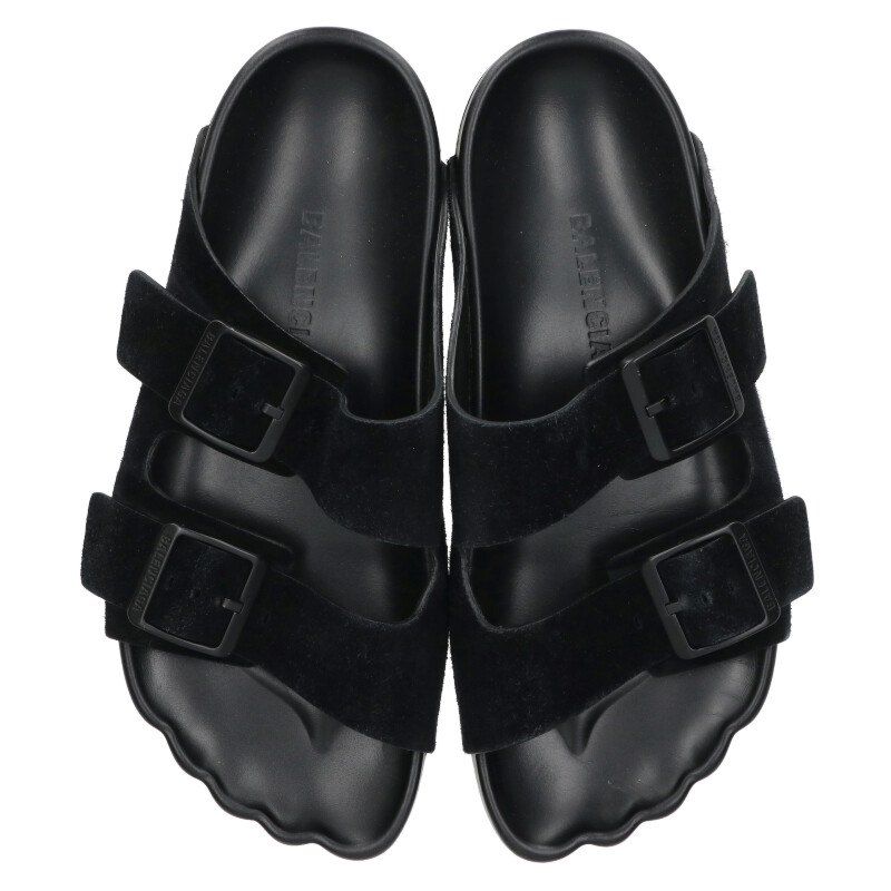 Balenciaga 761726 Suede Mule Sandals Men's 44