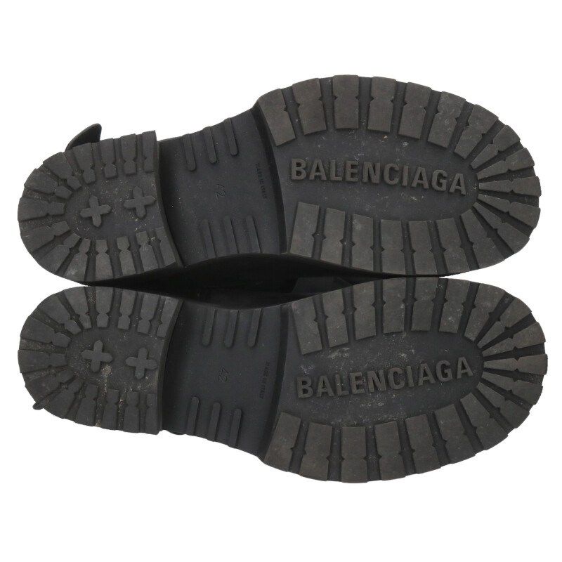 Balenciaga Venom Leather Long Boots Men's 42