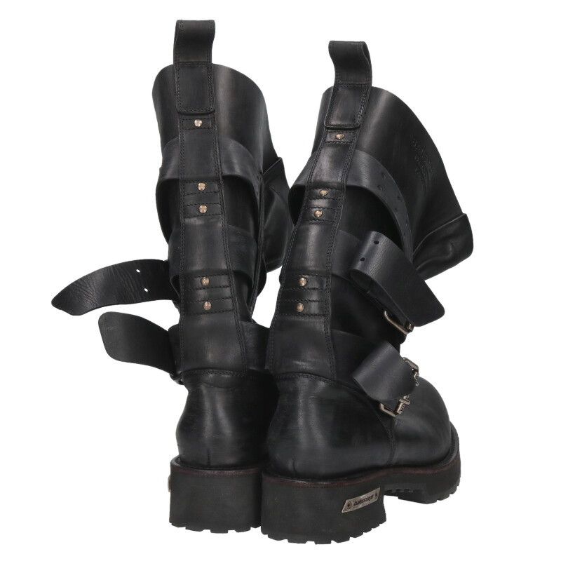 Balenciaga Venom Leather Long Boots Men's 42