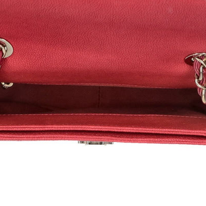Chanel Half Coco Mark Caviar Skin Chain Shoulder Bag Women